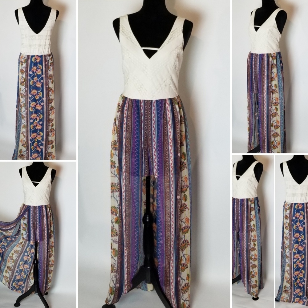Maxi Overlay Romper - Picture 6 of 6